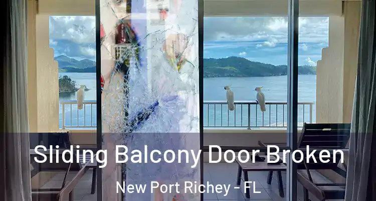  Sliding Balcony Door Broken New Port Richey - FL